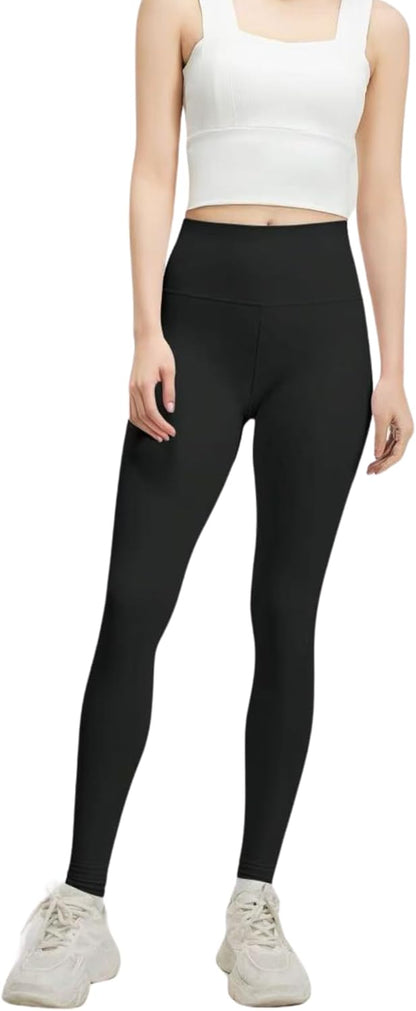 Misharen Women's Seamless Yoga Leggings With Pockets– Scrunch Butt, High Waist Tummy Control, Breathable Sweat-Wicking Fitness Pants, Spandex Quick Dry, Full Length-3