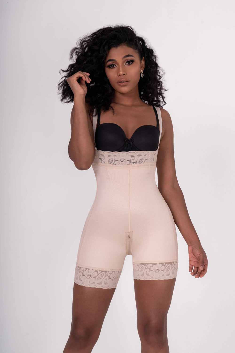 High-Waisted Brazilian Sculpt & Lift Shorts - 201344-5