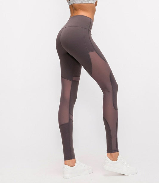 Butter Soft Naked-feel Fabric Fitness Sport Tights Women-0