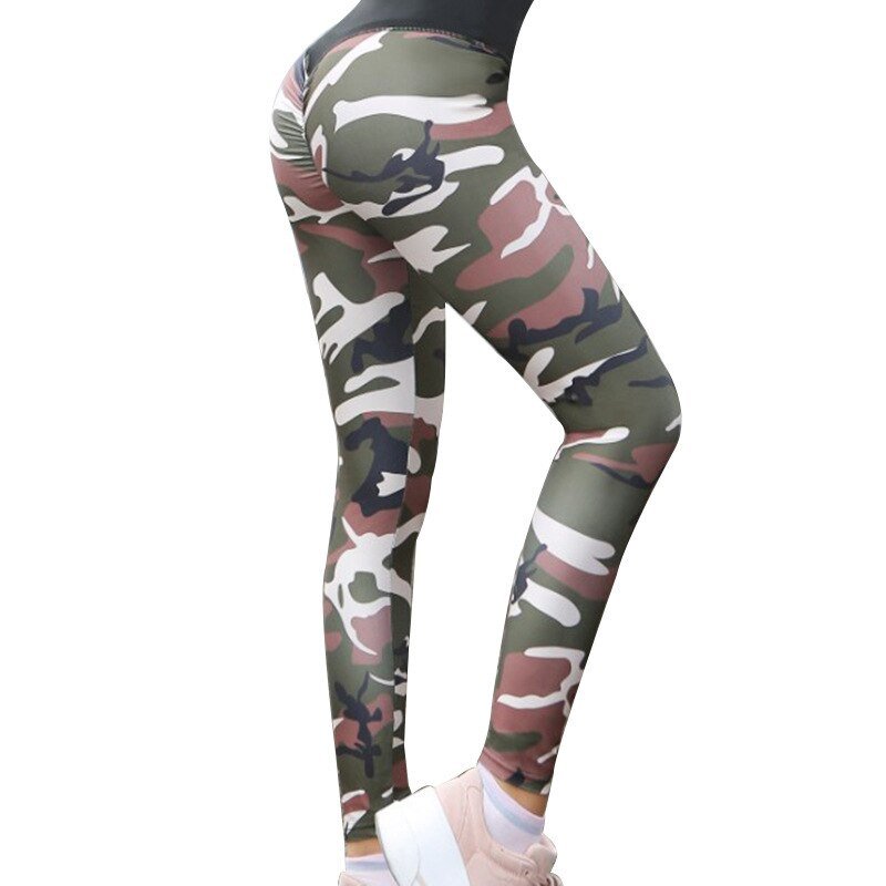 Camo Print Yoga Leggings Sportswear Pants For Women High Waist Fitness Tights Femme Yoga Trousers Energy Seamless Tracksuit-0