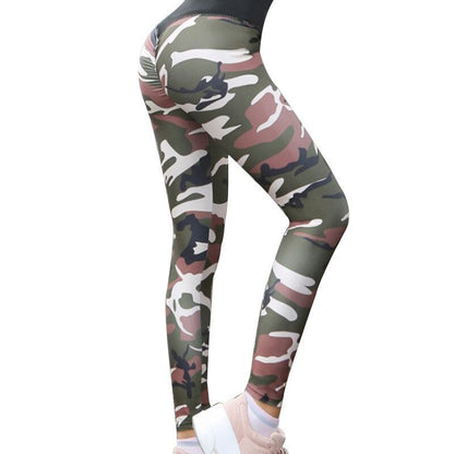 Camo Print Yoga Leggings Sportswear Pants For Women High Waist Fitness Tights Femme Yoga Trousers Energy Seamless Tracksuit-0