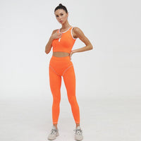 orange yoga set
