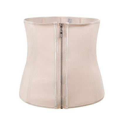 Corset Body Shaper Latex Waist Trainer Zipper Underbust Slim Tummy Waist Cincher Slimming Briefs Shaper Belt Shapewear Women-1