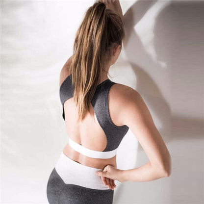 Sexy Backless Women Sportswear Female Yoga Sets Gym Wear Running Clothing-4