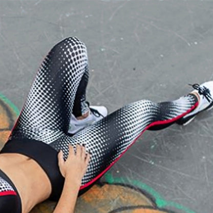 New Fashion Breathable Fitness Leggings Women High Waist Sportswear Workout Legging Push Up Women Elastic Force Legging-1