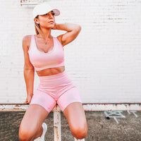 pink yoga set