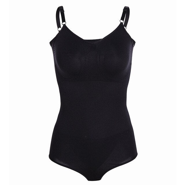 Women Shaping Full Body Shaper V-neck Summer Tops Waist Trainer Butt Lifter Bodysuits Postpartum Shapewear Slimming Underwear-0