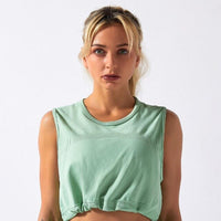 light green top