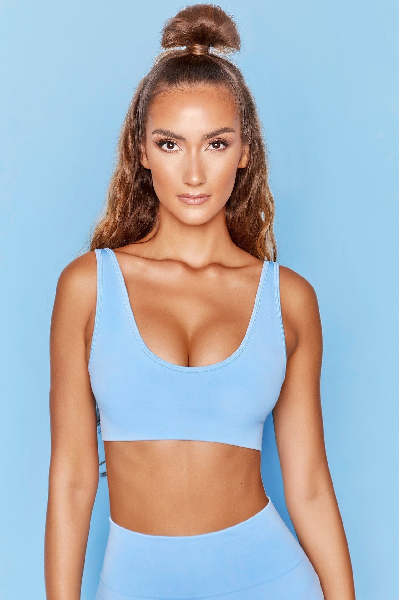 Sportswear Yoga Set Women GYM Clothing Solid Sleeveless Crop Top Shorts Two Piece Set Casual Workout Active Push Up Tracksuit-1