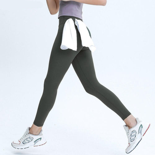 Naked Feel Sport Training Legging Yoga Pants Women Buttery Soft Exercise Workout Gym Fitness Tights 24”-0