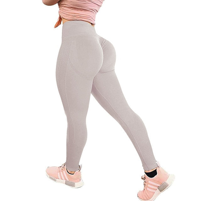 Yoga Pants Scrunched Booty Leggings for Women Workout Running Tights High Waist Sports Leggings Gym Sportswear Fitness Trousers-6