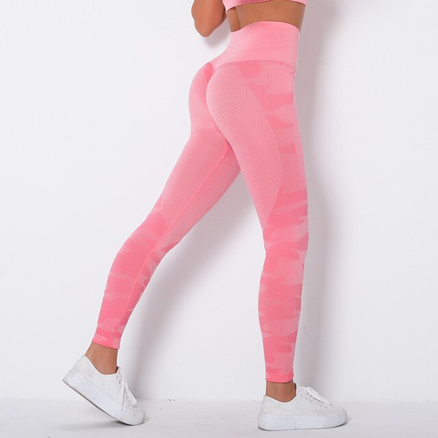 Women Sports Bra Shockproof Padded Yoga Bras Gym Athletic Sportswear Workout Tops Running Brassiere Camouflage Fitness Brallete-8