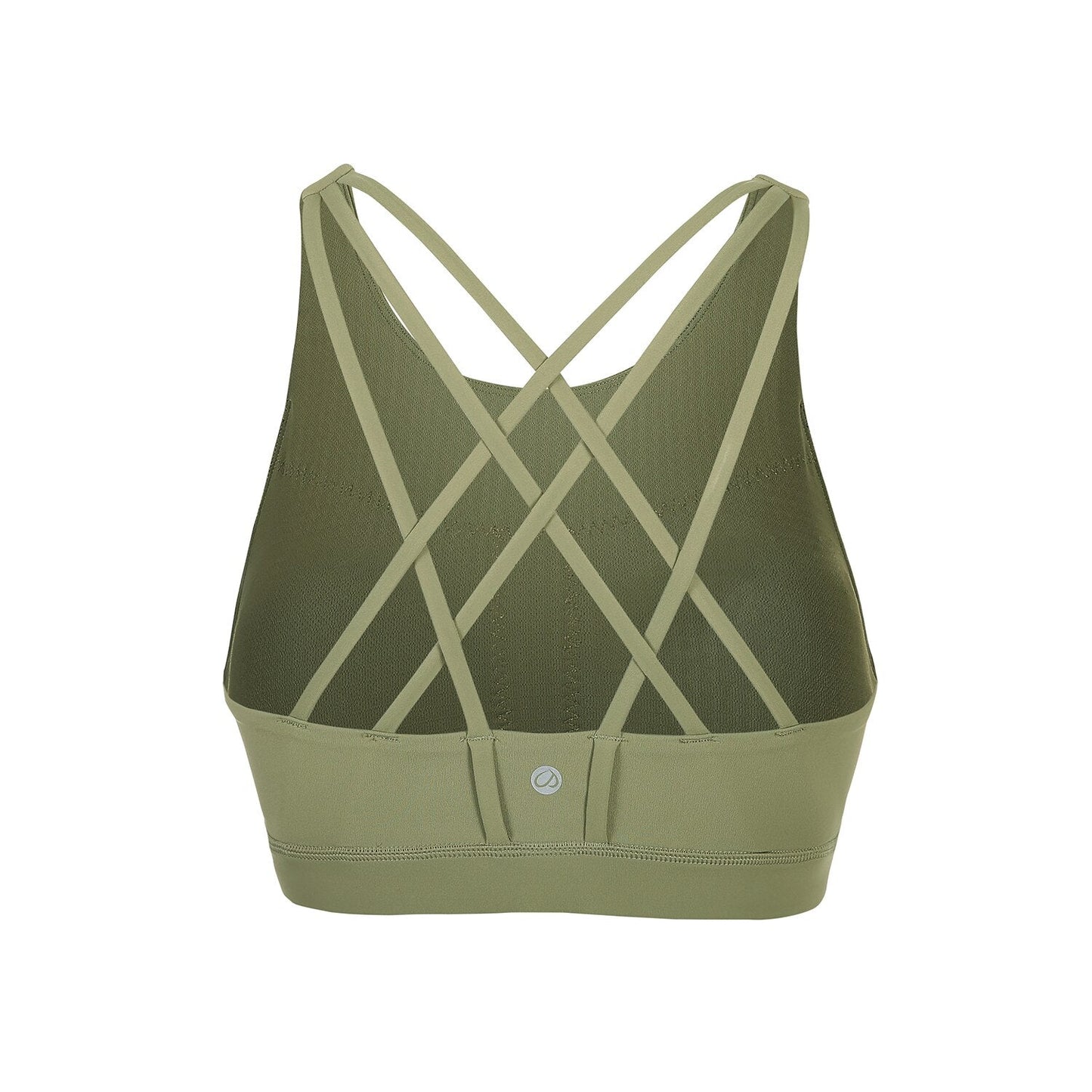 Women's Strappy Sports Bras High Neck Wirefree Yoga Bras Tops Padded with Built in Bra