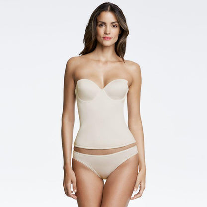 Seamless Padded Strapless Longline Bra Dominique Paige-0