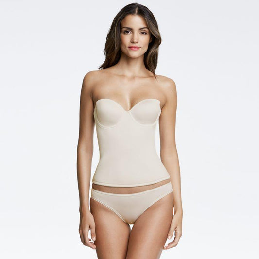 Seamless Padded Strapless Longline Bra Dominique Paige-0
